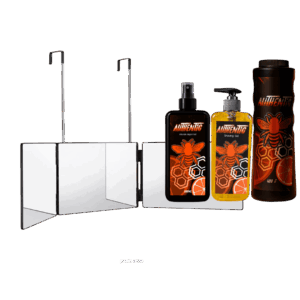 Combo Espejo Autocorte + Talco + After Shave Grande + Shaving Gel Grande