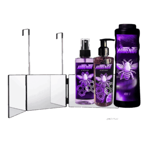 Combo Espejo Autocorte + Talco + After Shave + Shaving Gel