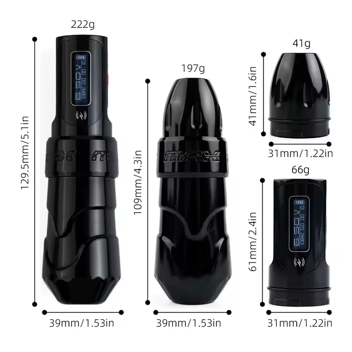 Máquina de Tatuaje Pen T-Rex + Batería Adicional